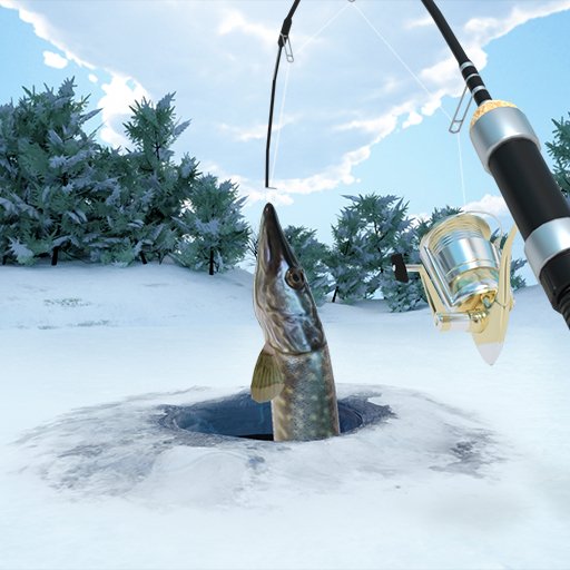 Ice fishing game, ice fishing game demo
